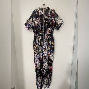 L’ATISTE Paint Splash Jumpsuit